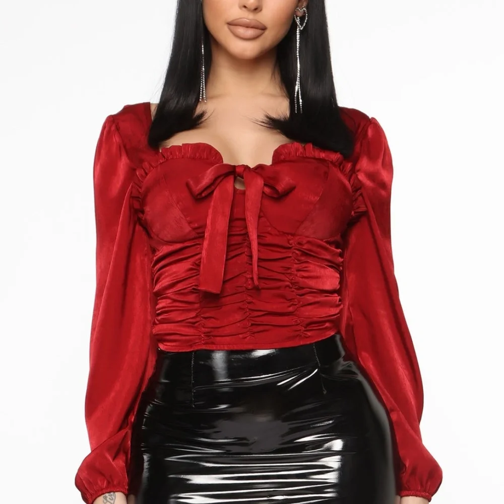 Satin Top - Picture 1 of 2